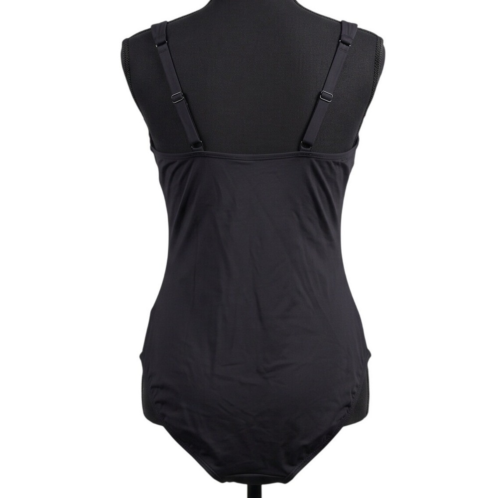 NIP TUCK SWIM Joanne One Piece Swimsuit Retro Black US 4 NEW $99 - Picture 5 of 8